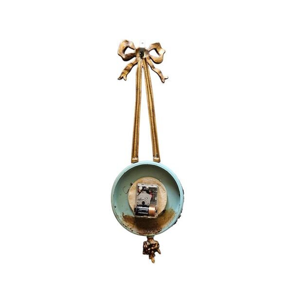 Vintage Henri Lagin French Art Nouveau Ormolu Banjo Clock - 24 in by 8 in - Picture 4 of 6